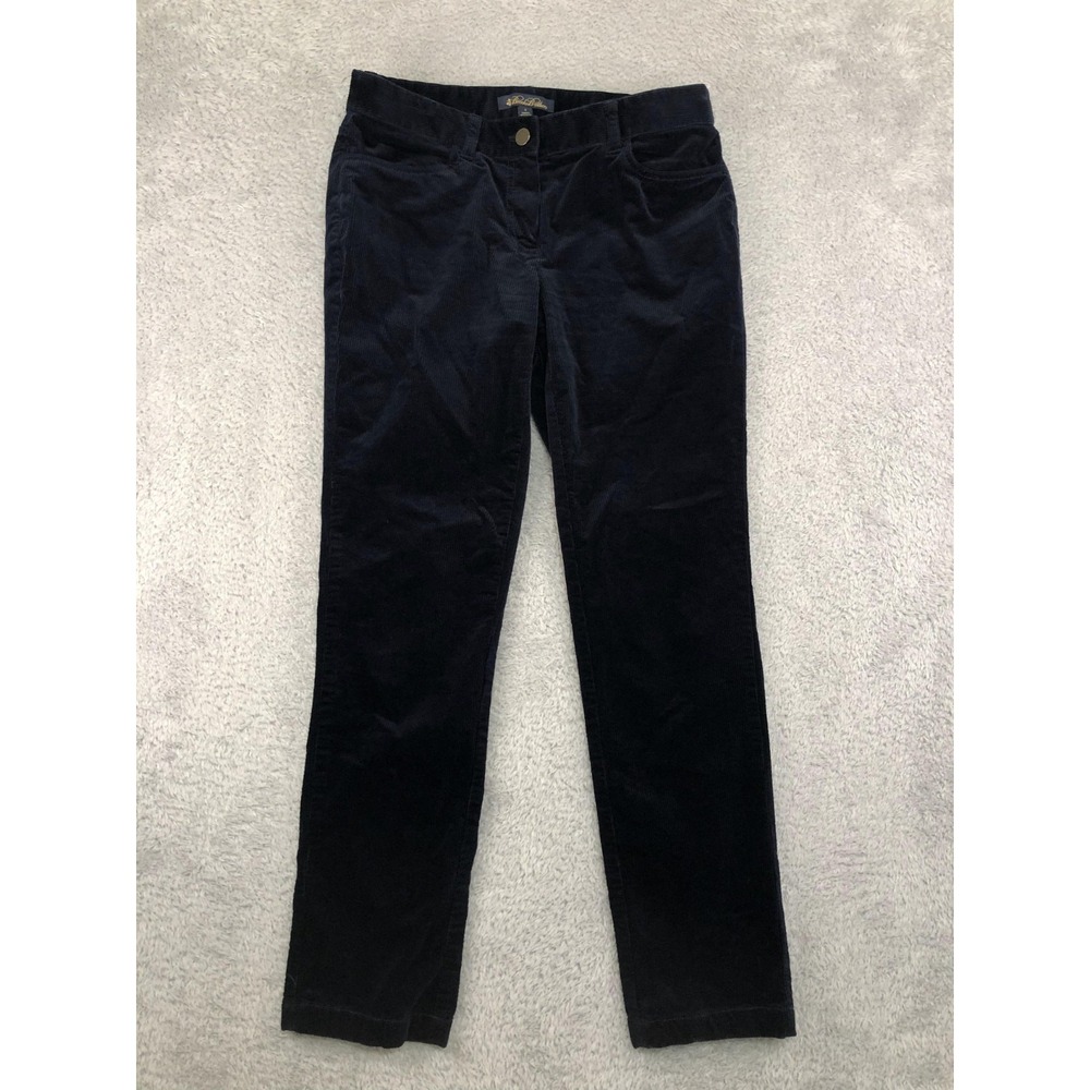 Brooks Brothers Pants Women's Size 4 (30x28) Blue Corduroy Low Rise